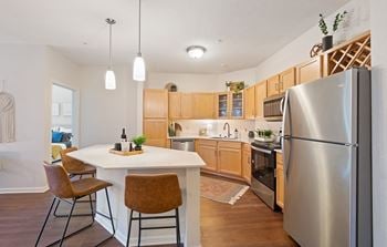 Kitchen with dining space